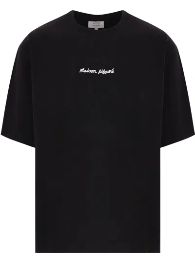 MAISON KITSUNÉ MAISON KITSUNE LINE HANDWRITING OVERSIZED T-SHIRT
