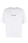 Maison Kitsuné Maison Kitsune Line Handwriting Oversized T-shirt In White