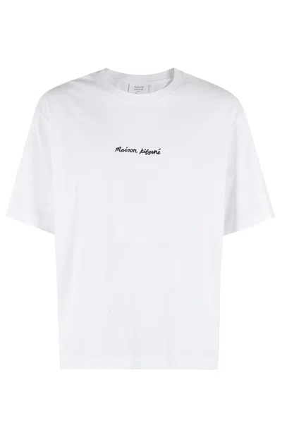MAISON KITSUNÉ LINE HANDWRITING OVERSIZED TEE