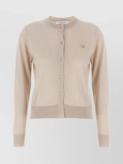 MAISON KITSUNÉ 'LITTLE FOX' KNIT CARDIGAN