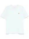 Maison Kitsuné Fox Head-patch T-shirt In Blue