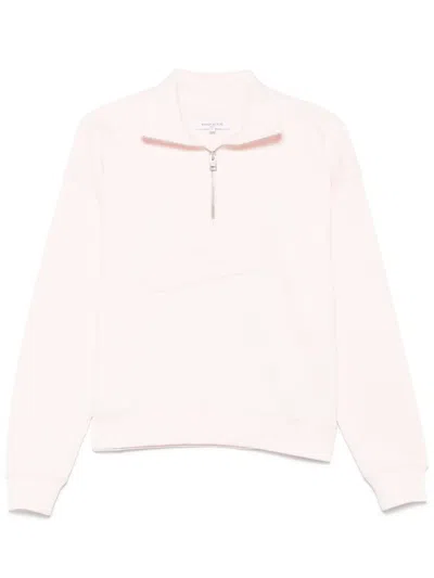 Maison Kitsuné Logo-embossed Sweatshirt In Pink