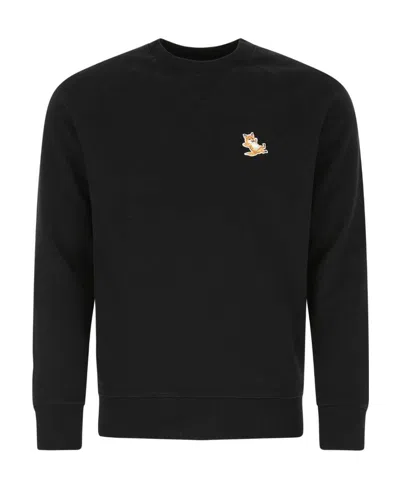 Maison Kitsuné Maison Kitsune "speedy Fox Comfort Fit Sweat In Black