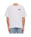 Maison Kitsuné Maison Kitsune Handwriting Embroidery Oversize Tee In White