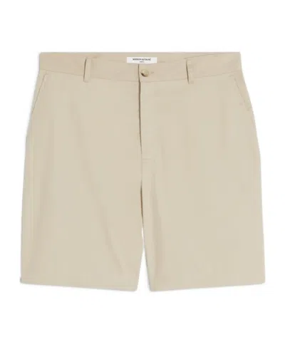 Maison Kitsuné Logo-embroidered Shorts In Neutral