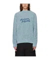 Maison Kitsuné Jersey With Logo In Blue