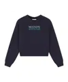 Maison Kitsuné Logo-embroidered Sweatshirt In Black