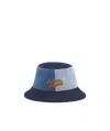 Maison Kitsuné Maison Kitsune Denim Bucket Hat In Blue