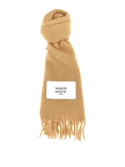 Maison Kitsuné Logo Label Scarf