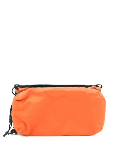 Maison Kitsuné Logo Messenger Bag In Orange
