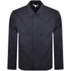 Maison Kitsuné Maison Kitsune Logo Overshirt Navy In Navy