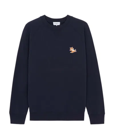 Maison Kitsuné Maison Kitsune "speedy Fox Comfort Fit Sweat In Black