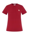 MAISON KITSUNÉ LOGO-PATCH COTTON T-SHIRT