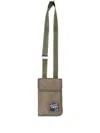 Maison Kitsuné Logo-patch Shoulder Bag In Grün
