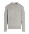 Maison Kitsuné Gray Fox Head Patch Regular Sweatshirt In White