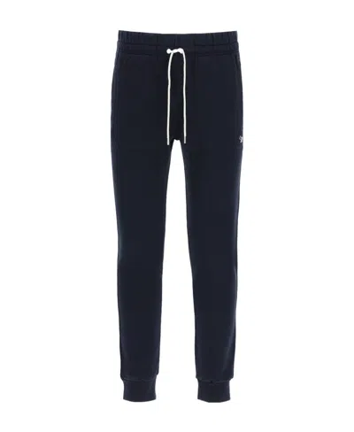 Maison Kitsuné Logo-patch Track Pants In Black