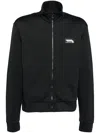 Maison Kitsuné Black Flash Fox Track Jacket In Black