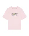 Maison Kitsuné Flowers Print Classic Logo T-shirt In Pink
