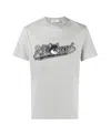 Maison Kitsuné Logo Printed T-shirt In White
