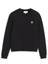 Maison Kitsuné Logo Sweatshirt In Black