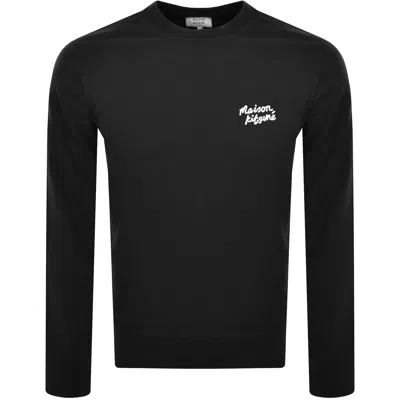 Maison Kitsuné Maison Kitsune Logo Sweatshirt Black