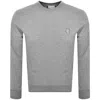 Maison Kitsuné Maison Kitsune Fox Head Patch Sweatshirt Grey