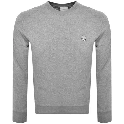 MAISON KITSUNÉ MAISON KITSUNE LOGO SWEATSHIRT GREY