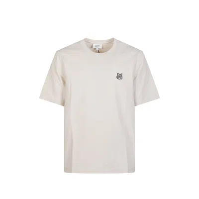 Maison Kitsuné Fox Head Comfort Fit Cotton T-shirt In Neutral