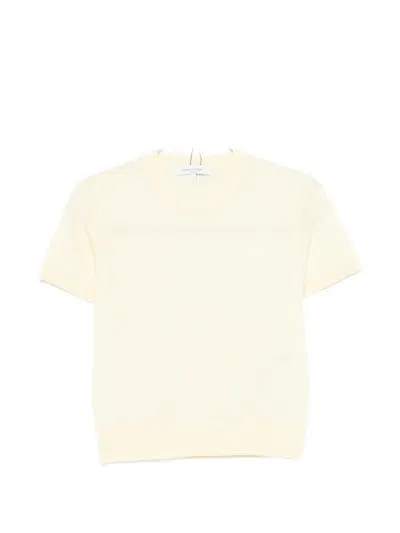 Maison Kitsuné Logo-patch T-shirt In Pink