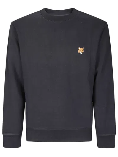 MAISON KITSUNÉ LONG-SLEEVE CREWNECK SWEATSHIRT