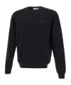 Maison Kitsuné Embroidered-fox Sweater In Black