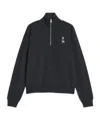 Maison Kitsuné Dressed Fox Cotton Sweatshirt In Black