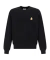 Maison Kitsuné Long Sleeve Sweatshirt In Black