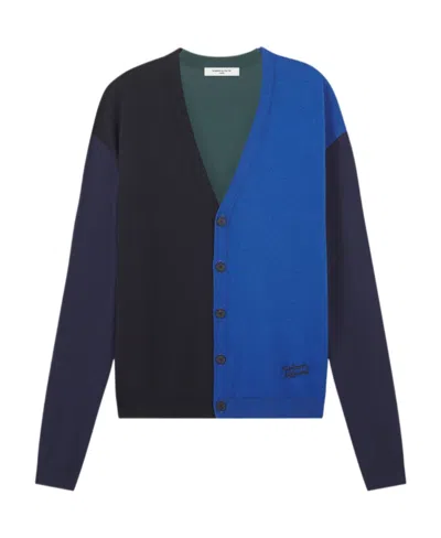 Maison Kitsuné Long-sleeved Cardigan In Black