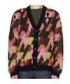 Shop Maison Kitsuné Long-sleeved Cardigan In Black