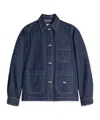 Maison Kitsuné Workwear Denim Jacket In Blue