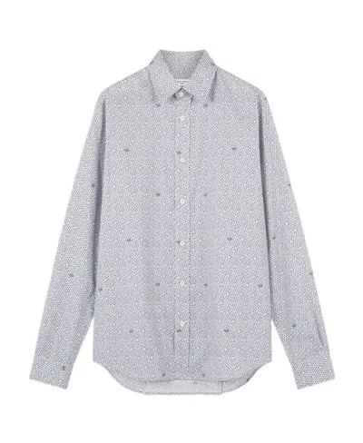 Maison Kitsuné Long-sleeved Shirt In White