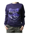 Maison Kitsuné Long-sleeved Sweater In Black