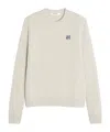 Maison Kitsuné Long-sleeved Sweatshirt In Brown