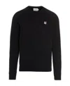 Maison Kitsuné Maison Kitsune Fox Head Regular Sweatshirt In Black