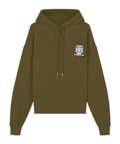Maison Kitsuné Long-sleeved Sweatshirt In Green