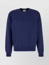 Maison Kitsuné Loose Fit Cotton Sweatshirt With Fox Patch