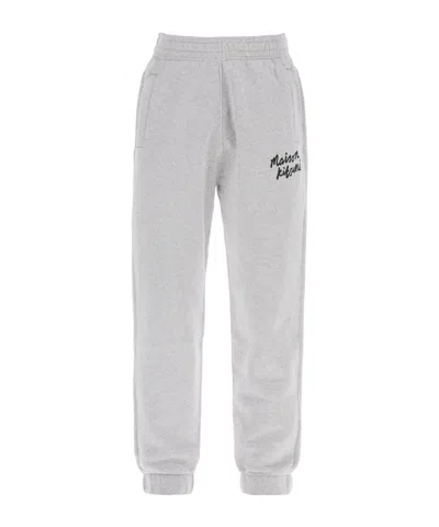 Maison Kitsuné Loose Waist Sweatpants In Gray