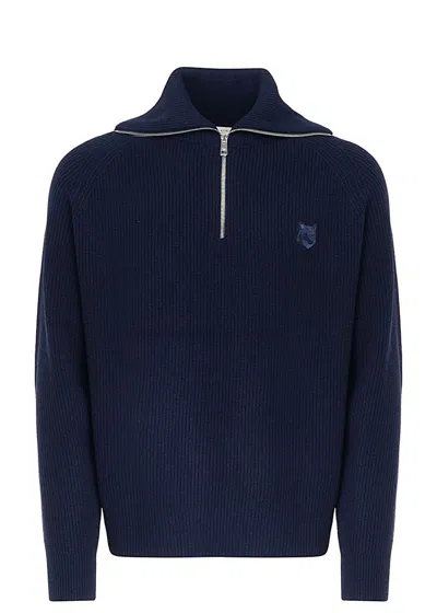 Maison Kitsuné Maglia In Blue