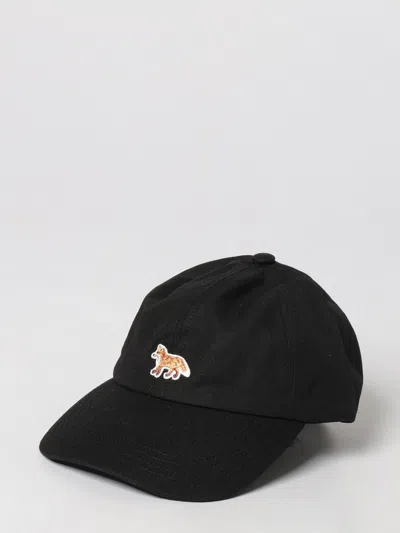 Maison Kitsuné Maison Kitsun&eacute; Hat Men  In Black