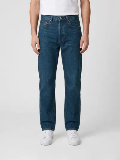 Maison Kitsuné Jeans Men Color Indigo In Blue