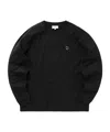 Maison Kitsuné Bold Fox Head Patch Long-sleeved T-shirt In Black