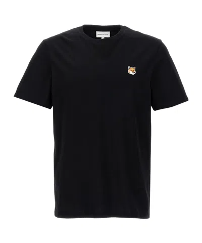 MAISON KITSUNÉ MAISON KITSUNÉ FOX HEAD PATCH CREWNECK T-SHIRT