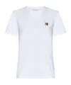 Maison Kitsuné T-shirt With Speedy Fox Application In White