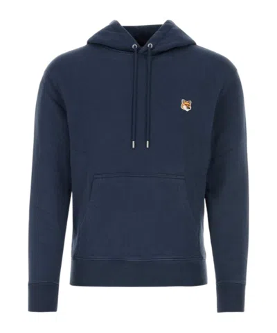 MAISON KITSUNÉ MAISON KITSUNÉ FOX HEAD PATCH DRAWSTRING HOODIE